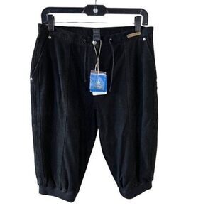 Adidas Supersuede Vintage Leather Suede Capri Joggers Size Medium NWT